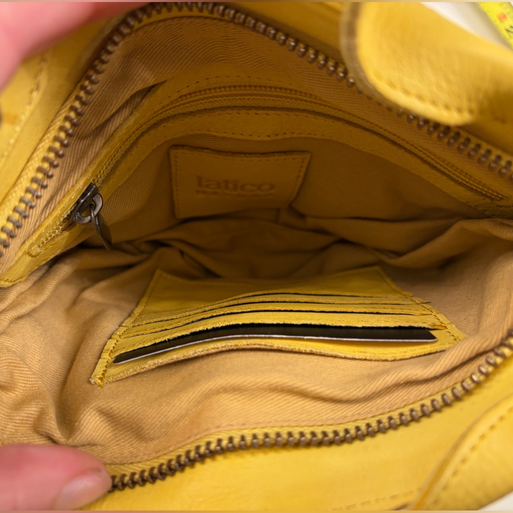 Latico Women's Mini Yellow Leather Bag - Picture 7 of 7